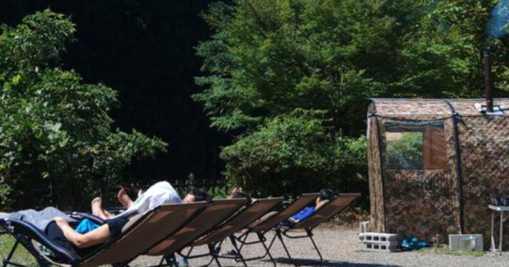 テントサウナ青崩峠（浜松市天竜区）