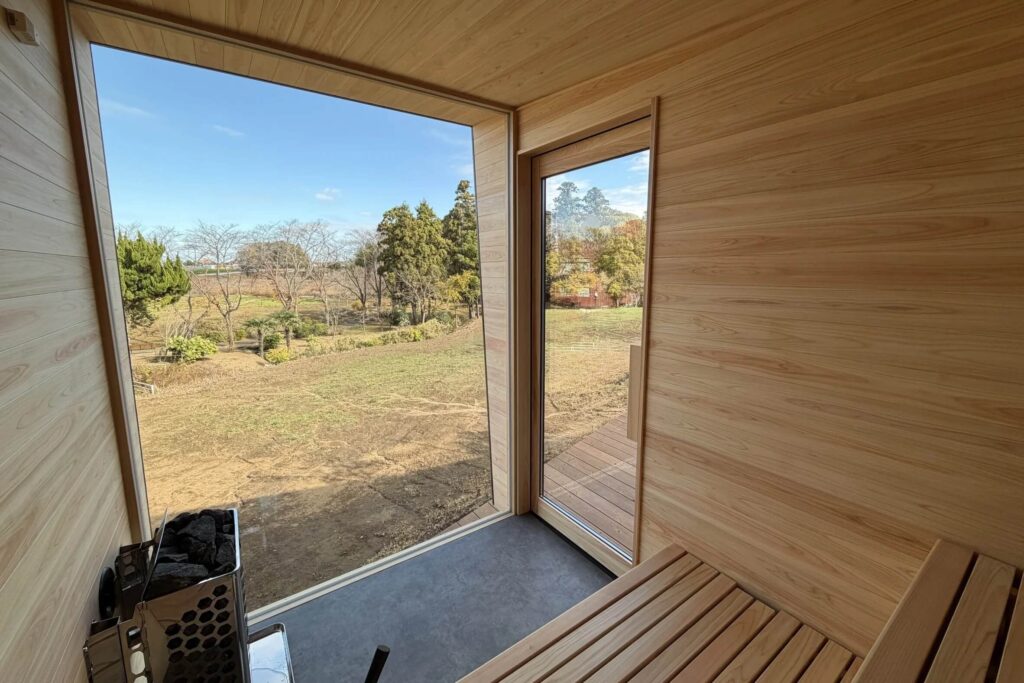 MORI SAUNA 屋外用サウナ 内装