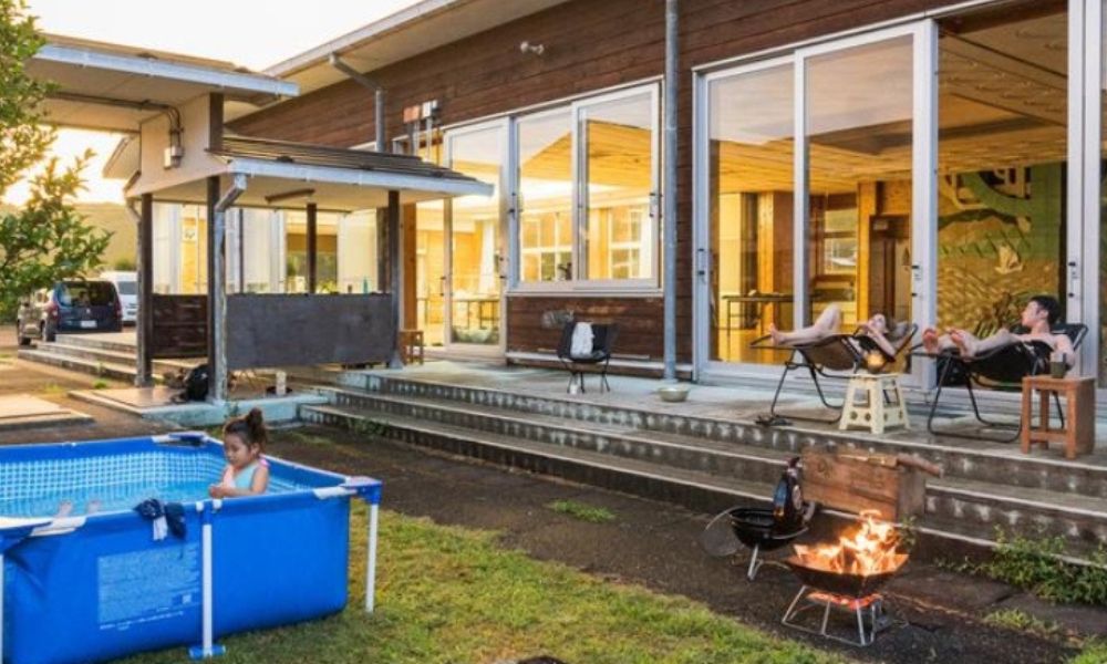 長井小学校跡地 キャンプ場（矢板市長井）