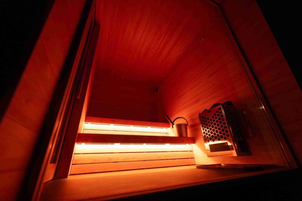 屋外用サウナ　熱環境