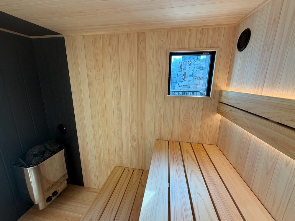 MORI SAUNA 品川ショールーム 屋外用サウナ
