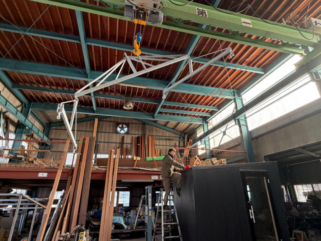 MORI SAUNA 屋外用サウナ 製造工場