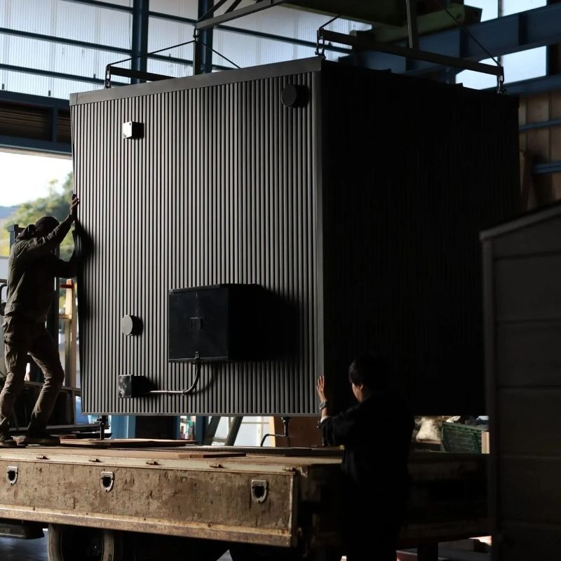 MORI SAUNA 屋外用サウナ 製造現場