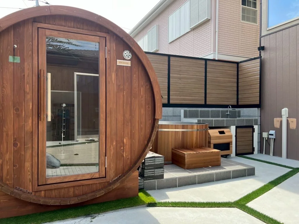 アウトドアサウナ