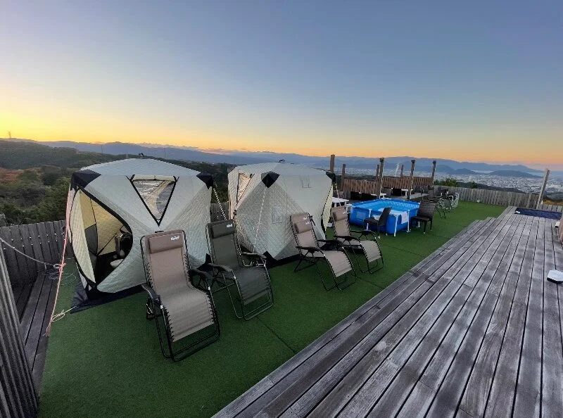 屋外用サウナ　テントサウナ