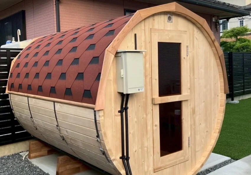 庭サウナ コンクリート基礎