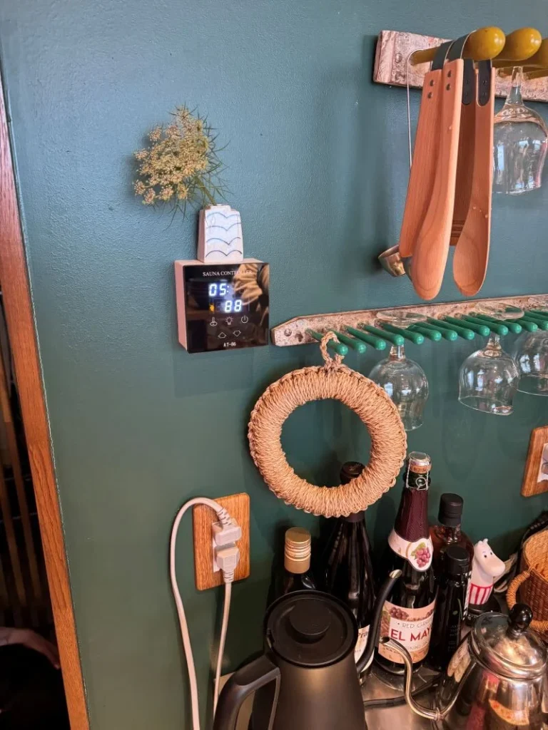 庭サウナ 屋内操作