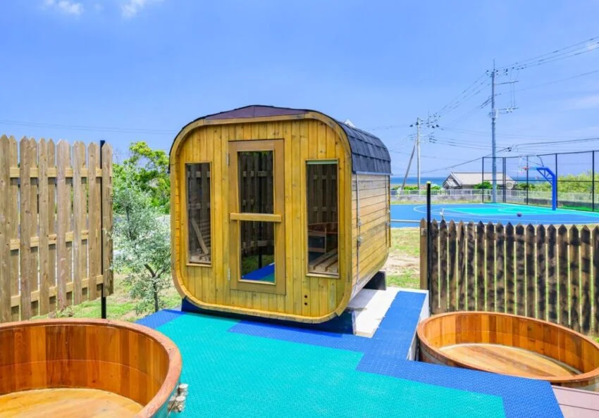 屋外サウナ DIY事例