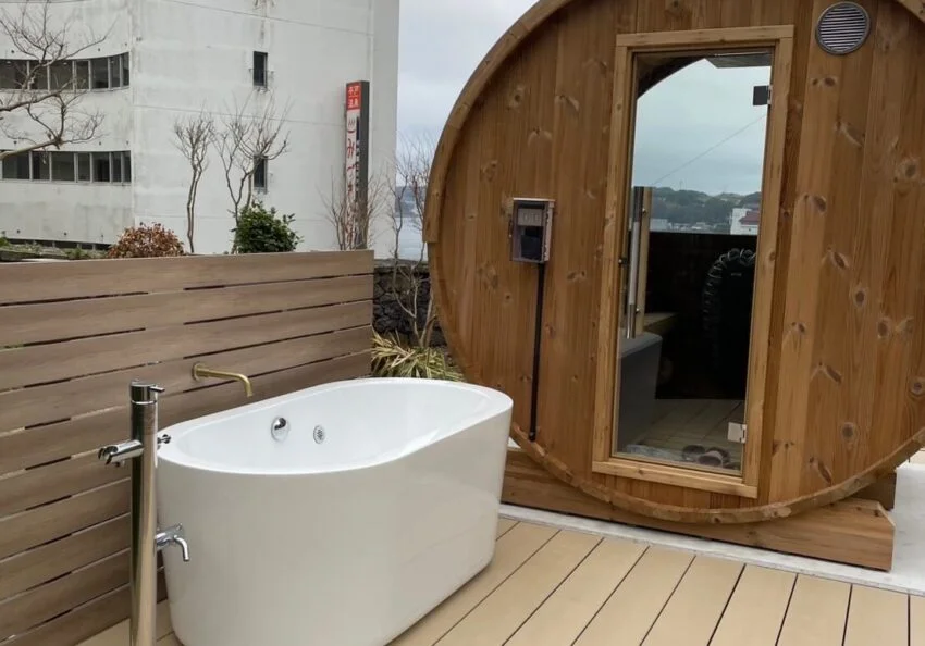 屋外サウナ　許可