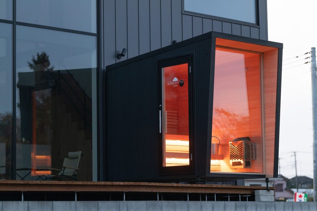 千葉ショールーム MORI SAUNA 屋外用サウナ