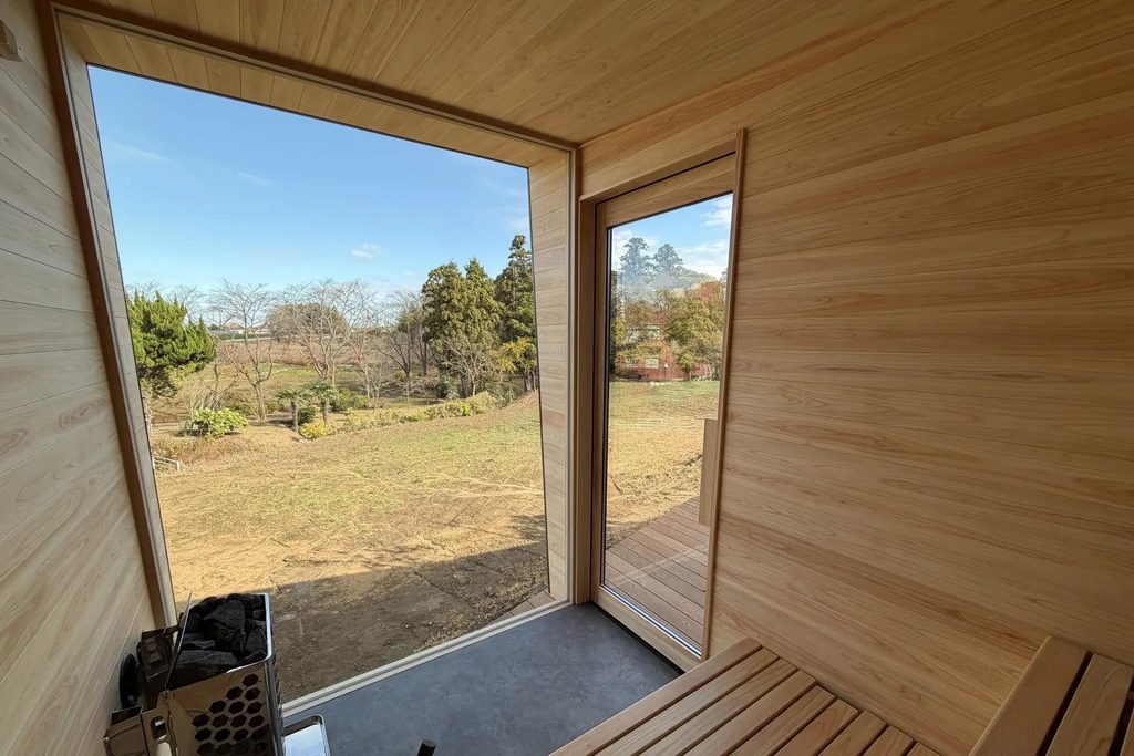 MORI SAUNA 内装 屋外用サウナ